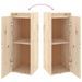 Armoire murale 30x30x80 cm Bois de pin massif - Photo n°8