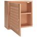 Armoire murale 42x18x42 cm Bois massif de noyer - Photo n°5