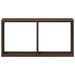 Armoire murale 60x16x30 cm chêne marron bois d'ingénierie - Photo n°4