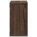 Armoire murale 60x16x30 cm chêne marron bois d'ingénierie - Photo n°5