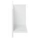 Armoire murale 70x16,5x30 cm blanc bois d'ingénierie - Photo n°5