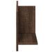 Armoire murale 70x16,5x30 cm chêne marron bois d'ingénierie - Photo n°5