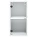 Armoire murale avec portes en verre blanc 35x37x68,5 cm - Photo n°6