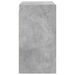 Armoire murale avec portes en verre gris béton 68x37x68,5 cm - Photo n°7