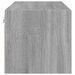 Armoire murale avec portes en verre sonoma gris 102x37x35 cm - Photo n°7