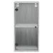 Armoire murale avec portes en verre sonoma gris 35x37x68,5 cm - Photo n°6