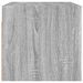 Armoire murale avec portes en verre sonoma gris 68,5x37x35 cm - Photo n°7