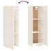 Armoire murale Blanc 30x30x100 cm Bois de pin massif - Photo n°6