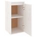 Armoire murale Blanc 30x30x60 cm Bois de pin massif - Photo n°6