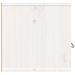 Armoire murale blanc 60x30x30 cm Bois de pin massif - Photo n°4