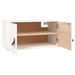 Armoire murale blanc 60x30x30 cm Bois de pin massif - Photo n°5