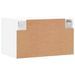 Armoire murale Blanc 60x36,5x35 cm Bois d'ingénierie - Photo n°8