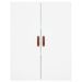 Armoire murale blanc 69,5x34x90 cm - Photo n°7