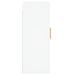 Armoire murale blanc 69,5x34x90 cm bois d'ingénierie - Photo n°8