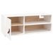 Armoire murale Blanc 80x30x30 cm Bois de pin massif - Photo n°7