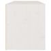 Armoire murale Blanc 80x30x35 cm Bois de pin massif - Photo n°4