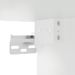 Armoire murale blanc 80x36,5x35 cm bois d'ingénierie - Photo n°9