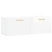 Armoire murale blanc brillant 100x36,5x35 cm bois d'ingénierie - Photo n°2