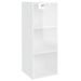 Armoire murale Blanc brillant 34,5x32,5x90 cm Bois d'ingénierie - Photo n°2