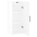 Armoire murale blanc brillant 34,5x34x90 cm - Photo n°6