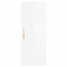 Armoire murale blanc brillant 34,5x34x90 cm - Photo n°7