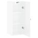 Armoire murale blanc brillant 34,5x34x90 cm - Photo n°7