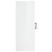 Armoire murale blanc brillant 34,5x34x90 cm - Photo n°8