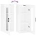 Armoire murale blanc brillant 34,5x34x90 cm - Photo n°10