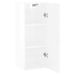 Armoire murale blanc brillant 34,5x34x90 cm - Photo n°6