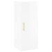 Armoire murale blanc brillant 34,5x34x90 cm - Photo n°1