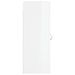 Armoire murale blanc brillant 34,5x34x90 cm bois d'ingénierie - Photo n°8