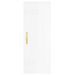 Armoire murale blanc brillant 34,5x34x90 cm bois d'ingénierie - Photo n°6