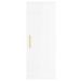 Armoire murale blanc brillant 34,5x34x90 cm bois d'ingénierie - Photo n°6