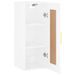 Armoire murale blanc brillant 34,5x34x90 cm bois d'ingénierie - Photo n°7