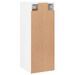 Armoire murale blanc brillant 34,5x34x90 cm bois d'ingénierie - Photo n°9