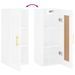 Armoire murale blanc brillant 34,5x34x90 cm bois d'ingénierie - Photo n°10