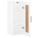 Armoire murale blanc brillant 34,5x34x90 cm bois d'ingénierie - Photo n°7