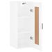 Armoire murale blanc brillant 34,5x34x90 cm bois d'ingénierie - Photo n°7