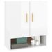 Armoire murale Blanc brillant 60x31x70 cm Bois d'ingénierie - Photo n°4