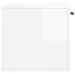 Armoire murale Blanc brillant 60x36,5x35 cm Bois d'ingénierie - Photo n°7