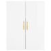 Armoire murale blanc brillant 69,5x34x90 cm - Photo n°7