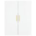 Armoire murale blanc brillant 69,5x34x90 cm - Photo n°7