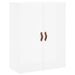 Armoire murale blanc brillant 69,5x34x90 cm - Photo n°1