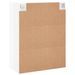 Armoire murale blanc brillant 69,5x34x90 cm - Photo n°9