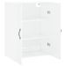 Armoire murale blanc brillant 69,5x34x90 cm bois d'ingénierie - Photo n°6