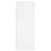 Armoire murale blanc brillant 69,5x34x90 cm bois d'ingénierie - Photo n°8