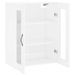 Armoire murale blanc brillant 69,5x34x90 cm bois d'ingénierie - Photo n°6