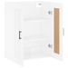 Armoire murale blanc brillant 69,5x34x90 cm bois d'ingénierie - Photo n°6