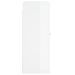 Armoire murale blanc brillant 69,5x34x90 cm bois d'ingénierie - Photo n°8