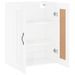 Armoire murale blanc brillant 69,5x34x90 cm bois d'ingénierie - Photo n°6